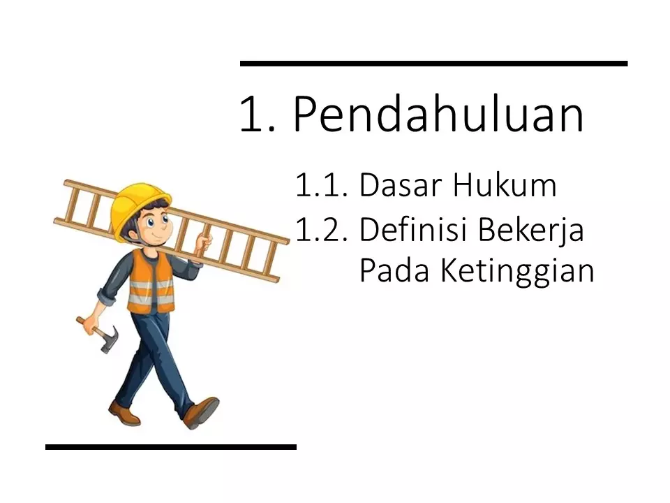 Prosedur K3 Bekerja Pada Ketinggian